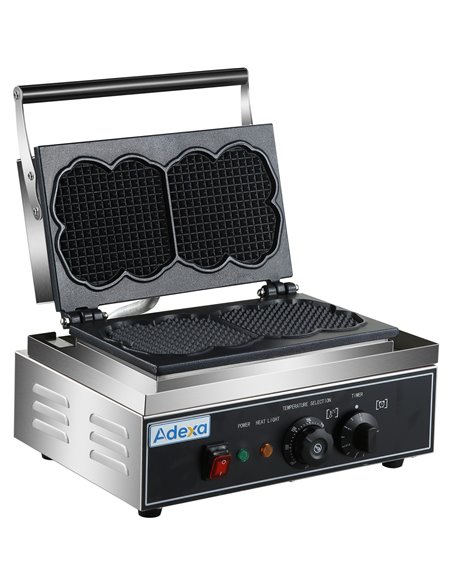 Commercial Waffle Maker 1.55kW 2 waffles Countertop | Stalwart DA-HX116