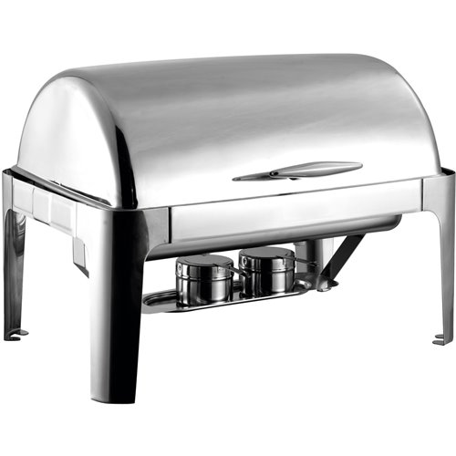 Roll top Chafer GN1/1 Stainless steel Mirror polish 9 litres | Stalwart DA-RA2301B