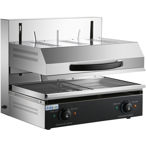 Commercial Lift Salamander grill 4kW 584x314mm Adjustable height | Stalwart DA-HES600