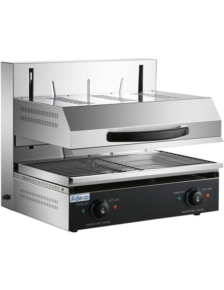 Commercial Lift Salamander grill 4kW 584x314mm Adjustable height | Stalwart DA-HES600