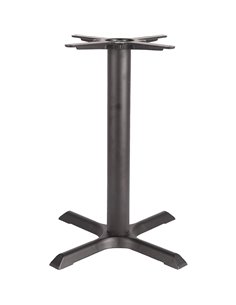 Black Cast Iron Table base 560mm Standard height | Stalwart DA-A053A
