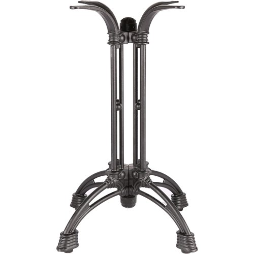 Black Decorative Cast Iron Table base 660mm Standard height | Stalwart DA-A101