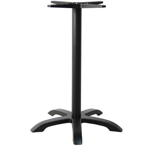 Black Aluminium Table base 720mm Bar height 1080mm| Stalwart DA-F037H