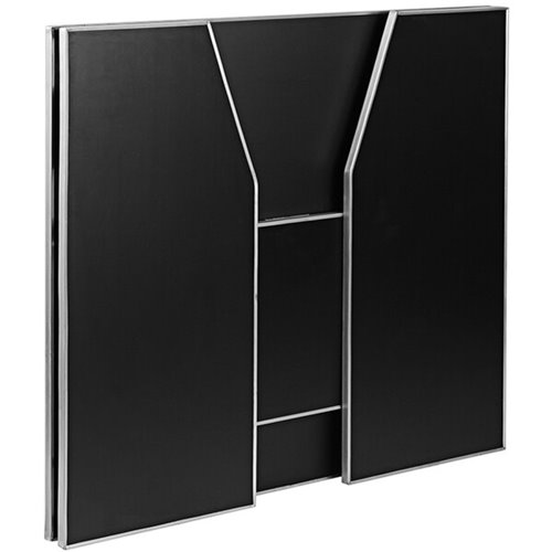 Portable Foldable Bar Black Laminate | Stalwart DA-AX202