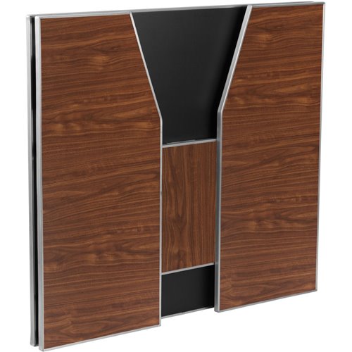 Portable Foldable Bar Walnut Laminate | Stalwart DA-AX204