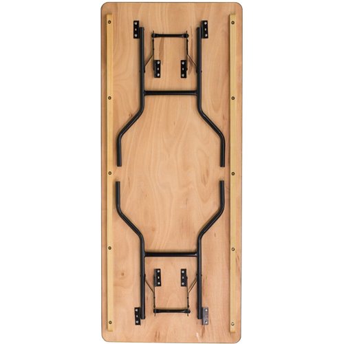 Folding Banquet Catering Table 6ft Plywood 1830x460x760mm | Stalwart DA-AX218
