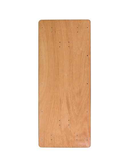 Folding Banquet Catering Table 6ft Plywood 1830x460x760mm | Stalwart DA-AX218