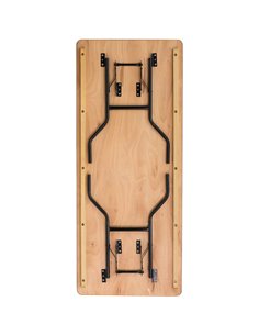Folding Banquet Catering Table 6ft Plywood 1830x760x760mm | Stalwart DA-AX220 2
