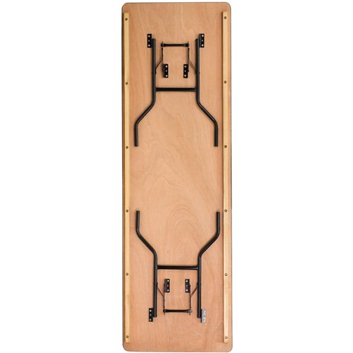 Folding Banquet Catering Table 8ft Plywood 2430x760x760mm | Stalwart DA-AX222
