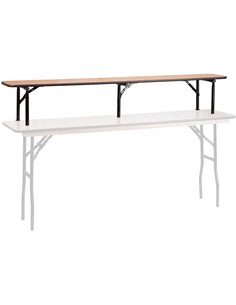 Folding Bar Top Table 6ft Plywood 1830x300x300mm | Stalwart DA-AX224