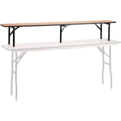 Folding Bar Top Table 8ft Plywood 2430x300x300mm | Stalwart DA-AX226