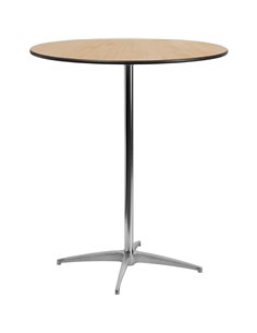 Bistro &amp Bar Table Plywood 610mm Round Adjustable Height 760/1060mm | Stalwart DA-AX228