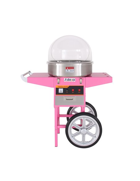 Candy Floss Machine with Cart 60pcs/hr 730mm | Stalwart DA-HEC04C