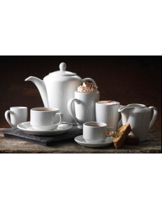 Steelite Simplicity White Stacking Slimline Cups 170ml 2