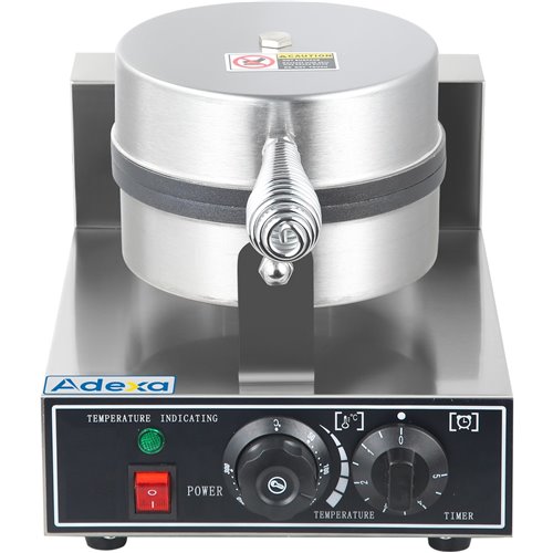 Commercial Waffle maker Single Round | Stalwart DA-HWB1