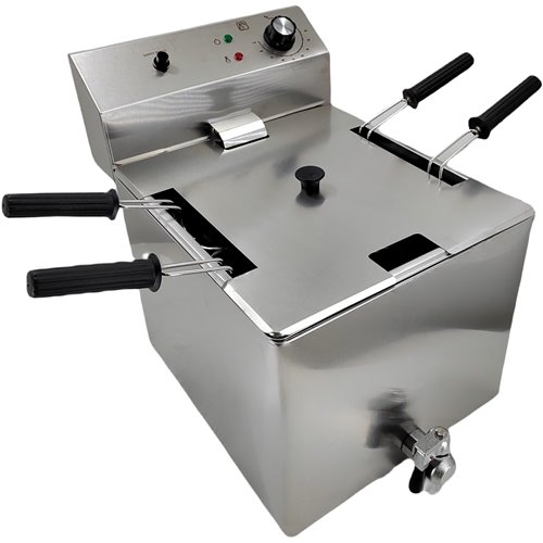 Commercial Pasta boiler Electric 4 baskets 12 litres 3kW Drain tap | Stalwart DA-VAPC4