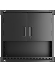 Professional Wall Cabinet 2 Doors Open Lower Shelf 800x300x770mm | Stalwart DA-SART226