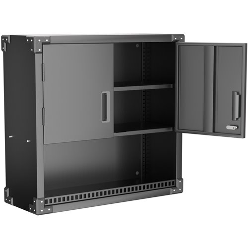 Professional Wall Cabinet 2 Doors Open Lower Shelf 800x300x770mm | Stalwart DA-SART226