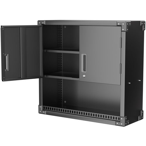 Professional Wall Cabinet 2 Doors Open Lower Shelf 800x300x770mm | Stalwart DA-SART226