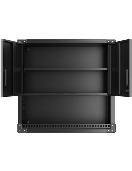 Professional Wall Cabinet 2 Doors Open Lower Shelf 800x300x770mm | Stalwart DA-SART226