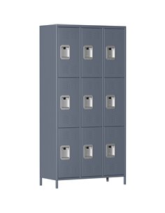 Commercial Grey 9 Door Locker 900x400x1830mm | Stalwart DA-SART240