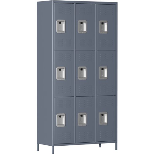 Commercial Grey 9 Door Locker 900x400x1830mm | Stalwart DA-SART240