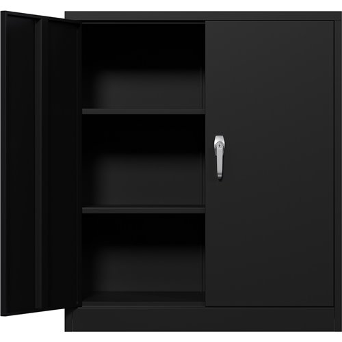 Professional Black Steel Cabinet 2 Doors 800x400x900mm | Stalwart DA-SART244