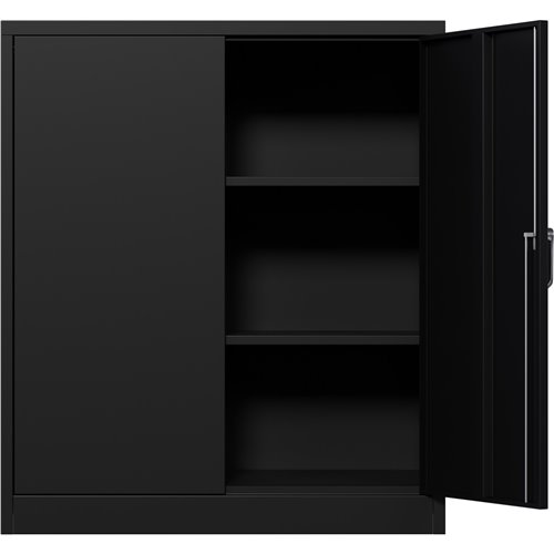 Professional Black Steel Cabinet 2 Doors 800x400x900mm | Stalwart DA-SART244