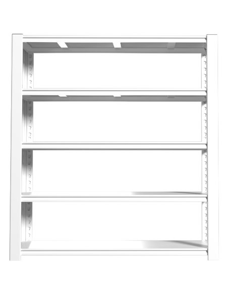 Commercial Shelving Unit 5 Tier 35kg 900x400x1830mm White | Stalwart DA-SART258