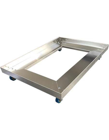 Stainless Steel Cart for 600x400mm Dough Box | Stalwart DA-DBC6040