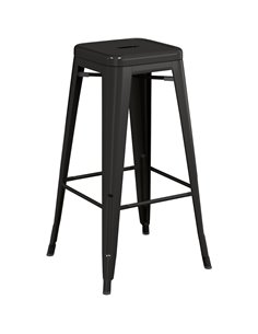 High Bar stool Steel Black Indoors | Stalwart DA-HYX504