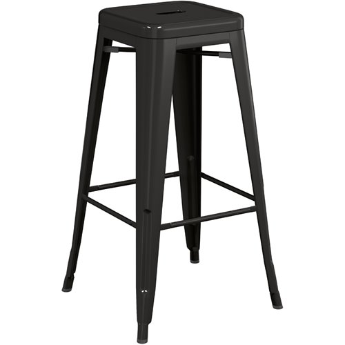 High Bar stool Steel Black Indoors | Stalwart DA-HYX504