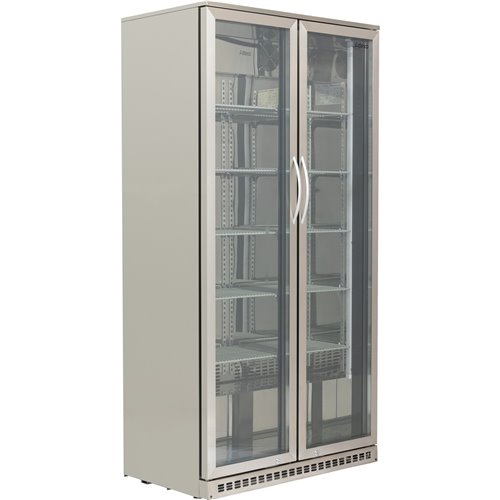 Back bar cooler Double Hinged Door 500 litres Stainless Steel | Stalwart DA-BCSS500G