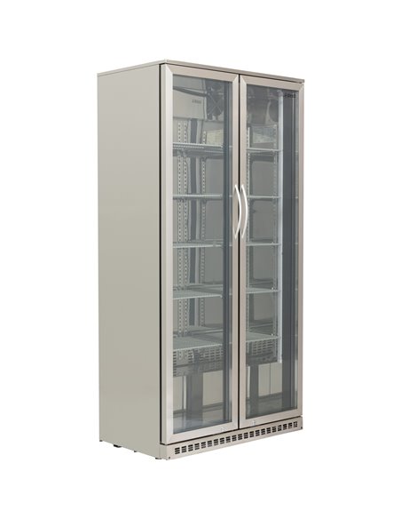Back bar cooler Double Hinged Door 500 litres Stainless Steel | Stalwart DA-BCSS500G