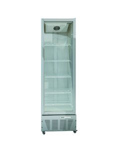 Commercial Refrigerator Upright 320 litres Hinged glass door Grey | Stalwart DA-SCF327