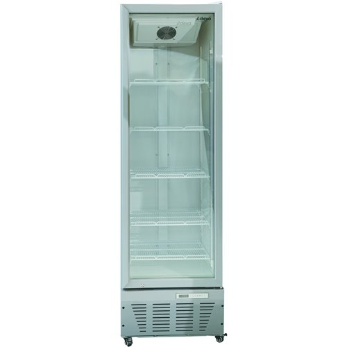Commercial Refrigerator Upright 320 litres Hinged glass door Grey | Stalwart DA-SCF327