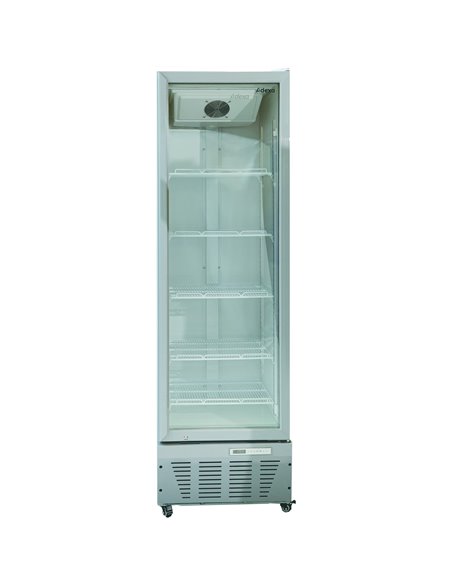 Commercial Refrigerator Upright 320 litres Hinged glass door Grey | Stalwart DA-SCF327