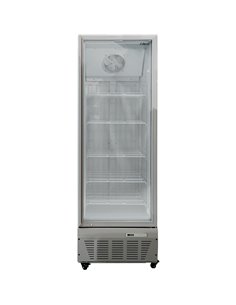 Commercial Freezer Upright 490 litres Hinged glass door Grey | Stalwart DA-SDF500