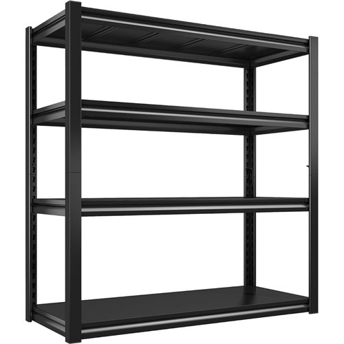 Commercial Shelving Unit 4 Tier 35kg 1000x500x1520mm Black | Stalwart DA-SART260