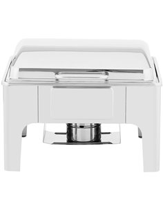 Hydraulic Chafing dish GN2/3 Stainless steel 6 litres | Stalwart DA-DTC1114