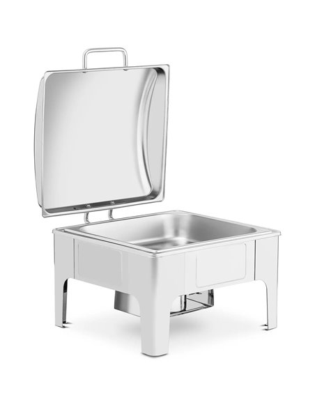 Hydraulic Chafing dish GN2/3 Stainless steel 6 litres | Stalwart DA-DTC1114