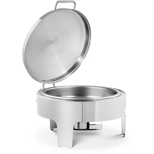 Hydraulic Chafing dish Round Stainless steel 6 litres | Stalwart DA-DTC1115