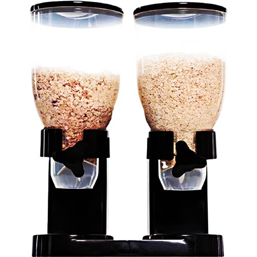 Commercial Cereal Dispenser 3 litres Double | Stalwart DA-DTJ081