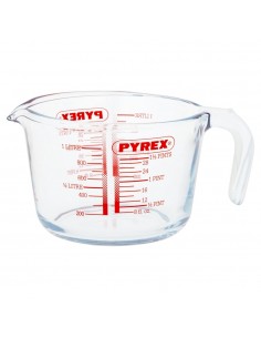 Pyrex Measuring Jug 1Ltr 35¼oz - Clear and easy-to-read measurements in ml, oz and pints