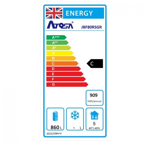 Atosa JBF80RS Slimline Upright Double...