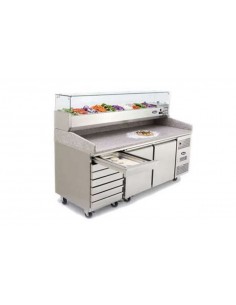 Pizza Counter 2 Doors +7...