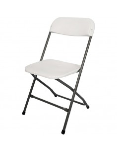 Folding Utility Chair White...