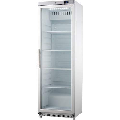 400lt Commercial Refrigerator Stainless steel Upright cabinet Single Glass door | Stalwart DA-DWR400GSS