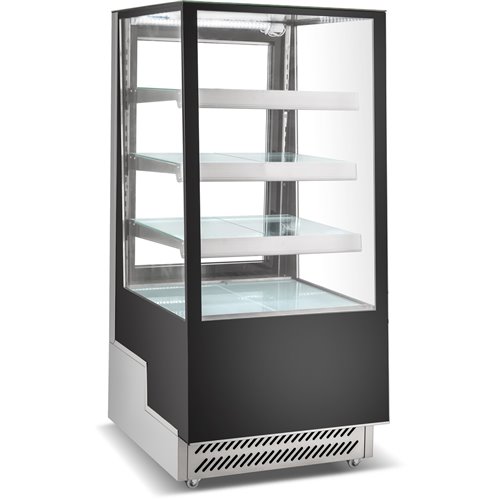 Display Merchandiser Fridge 360 litres 3 shelves Black | Stalwart DA-CW300BLACK