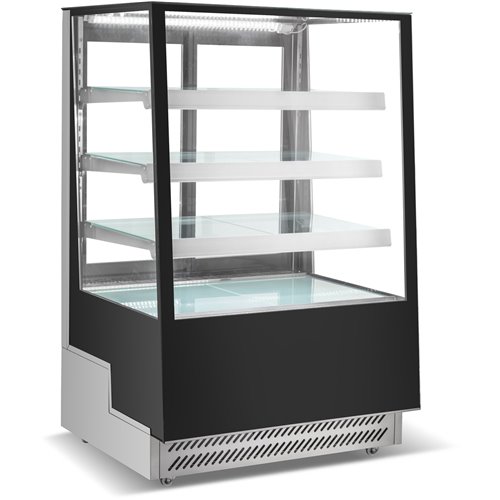 Display Merchandiser Fridge 500 litres 3 shelves Black | Stalwart DA-CW400BLACK